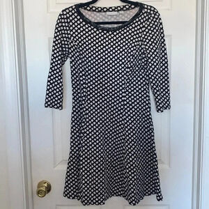 New York & Company Printed Flared Dress
